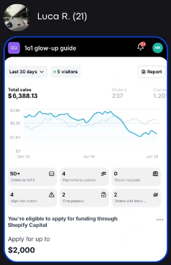 Student result 4: store sales dashboard